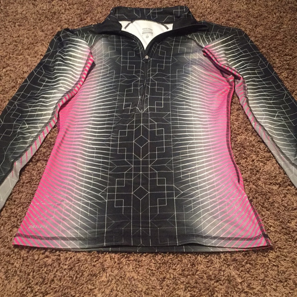 Nike Pro quarter zip pullover